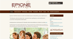 Desktop Screenshot of epione.fi