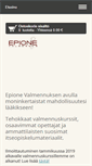 Mobile Screenshot of epione.fi
